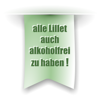 alle Lillet auch alkoholfrei zu haben !